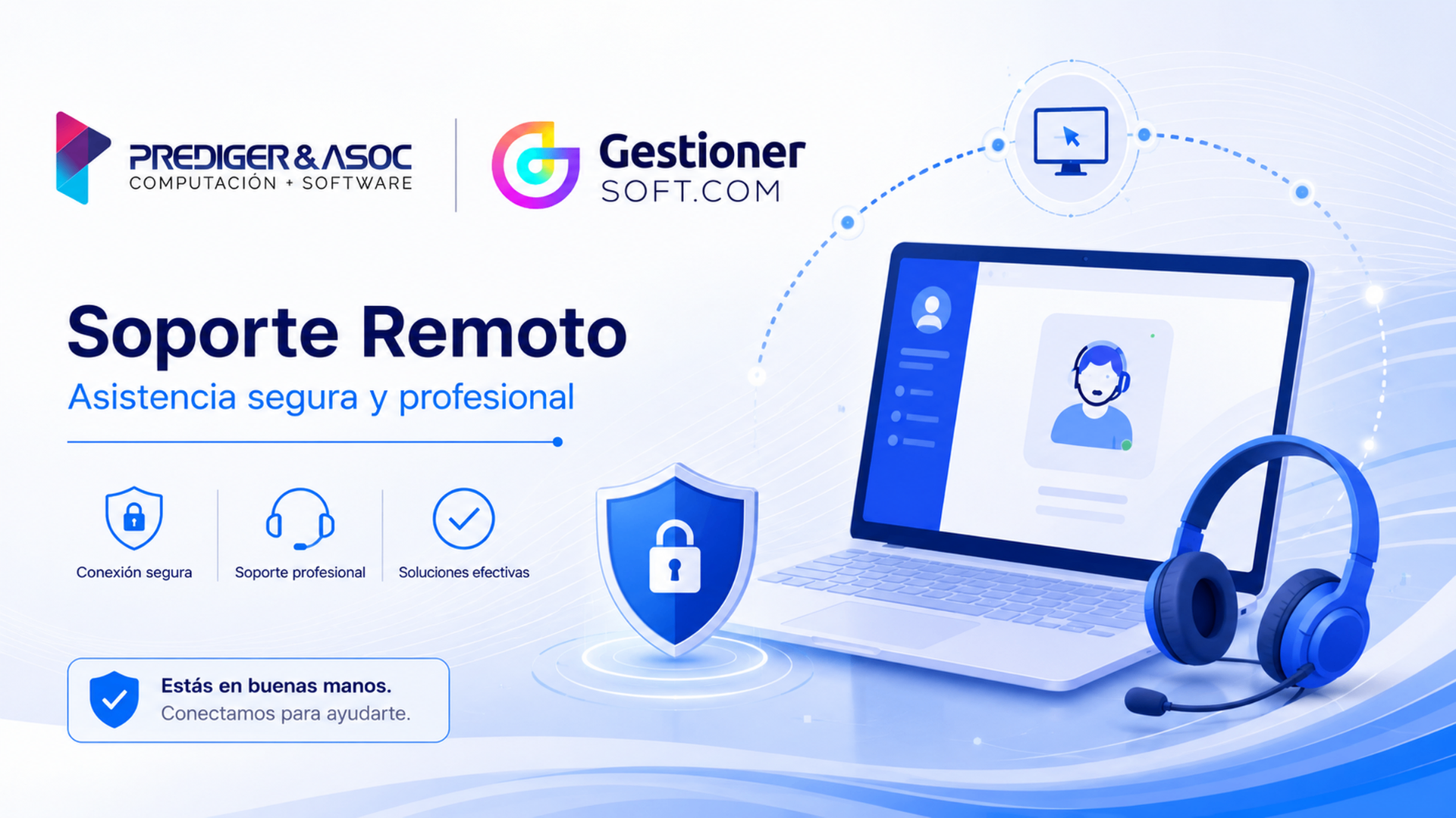 Soporte Remoto Prediger & Asoc. — Asistencia segura y profesional